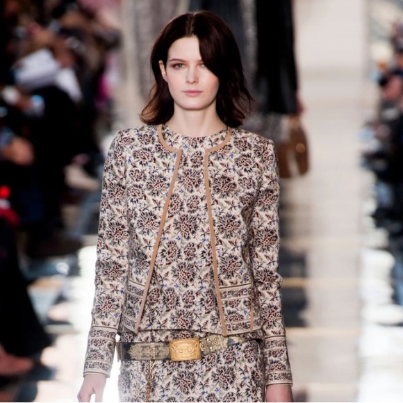 NWOT Tory Burch silk and Cotton Floral blazer size 6 - Picture 5 of 13